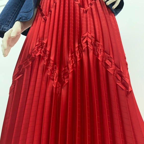 Горфе фэнтези Ромбы Армани шелк красный