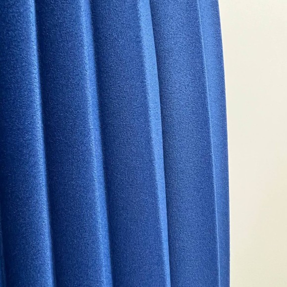 Гофре классика Креп-шифон синий