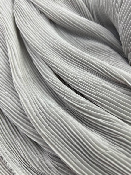 Складка Жатка креп-шифон серый Складка Жатка креп-шифон серый