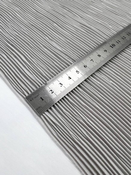 Складка Жатка креп-шифон серый Складка Жатка креп-шифон серый