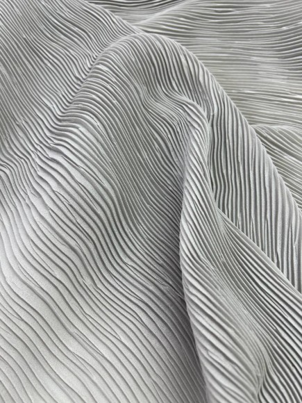 Складка Жатка креп-шифон серый Складка Жатка креп-шифон серый