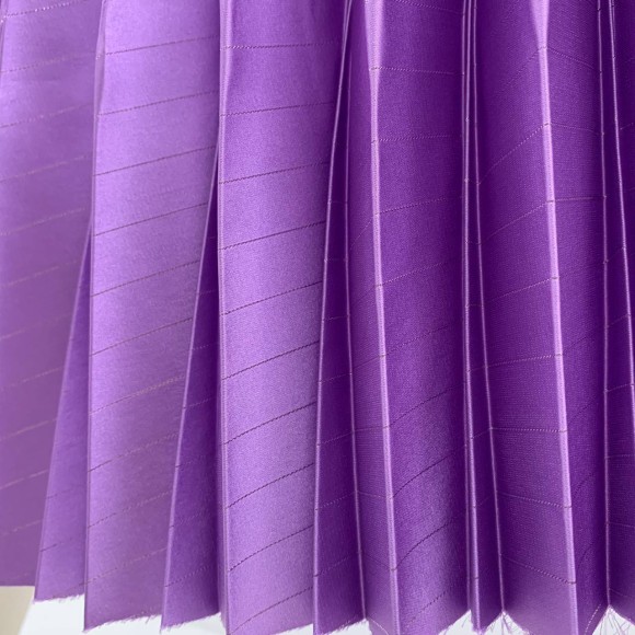 Гофре фэнтези Гуччи Армани шелк фиолетовый