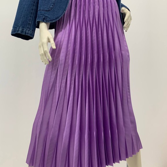 Гофре фэнтези Гуччи Армани шелк фиолетовый