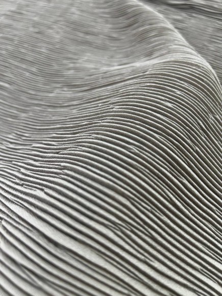 Складка Жатка креп-шифон коричневый