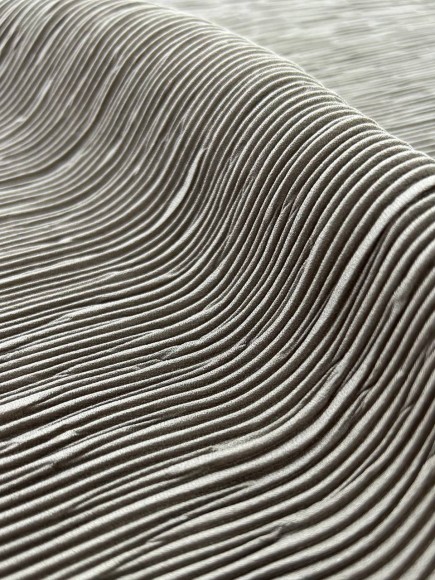 Складка Жатка креп-шифон коричневый