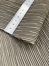 Складка Жатка креп-шифон коричневый