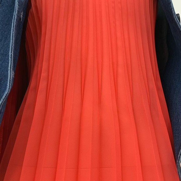 Гофре фэнтези  Диор Шифон персик