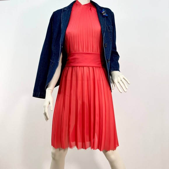 Гофре фэнтези  Диор Шифон персик