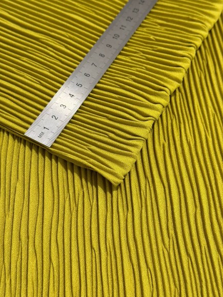 Складка Жатка Креп горчичный Складка Жатка Креп горчичный