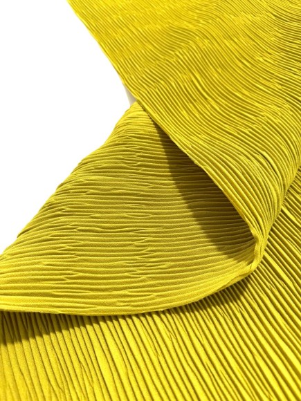 Складка Жатка Креп горчичный Складка Жатка Креп горчичный