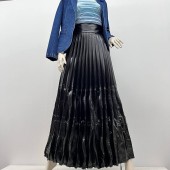 Гофре фэнтези Крэш Экокожа черная