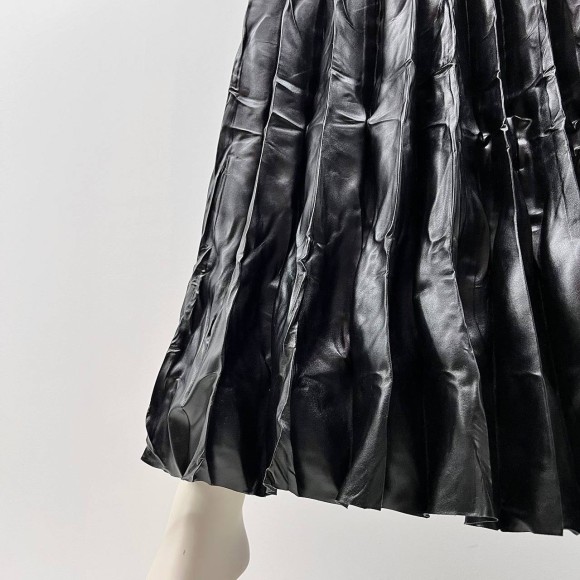 Гофре фэнтези Крэш Экокожа черная