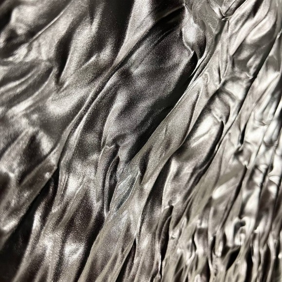 Гофре фэнтези Крэш Экокожа черная