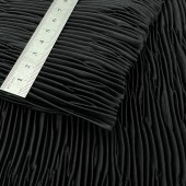Складка Жатка Атлас Черный
