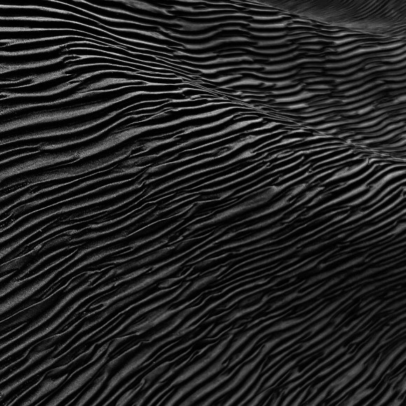 Складка Жатка Атлас Черный