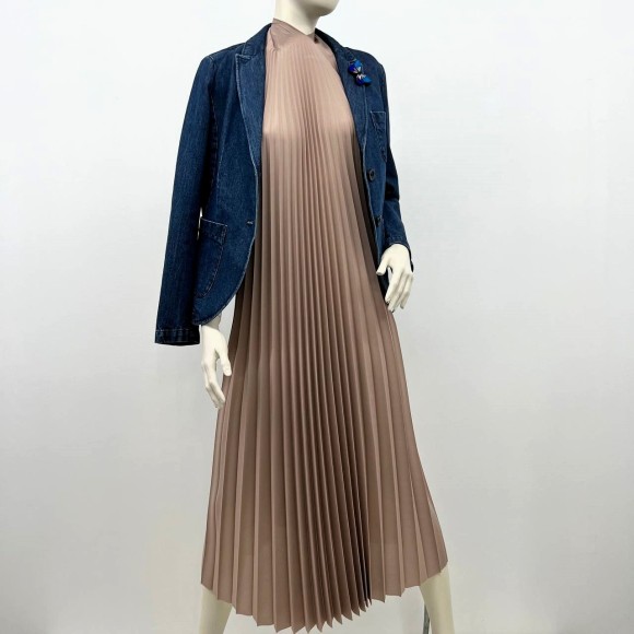 Гофре классика Креп-шифон песочный