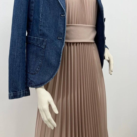 Гофре классика Креп-шифон песочный