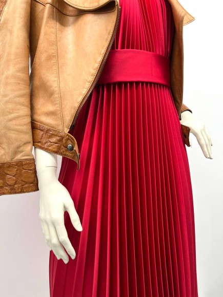 Гофре классика Атлас красный