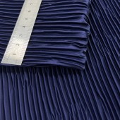 Плиссе Жатка Армани Шелк Сумеречный сапфир