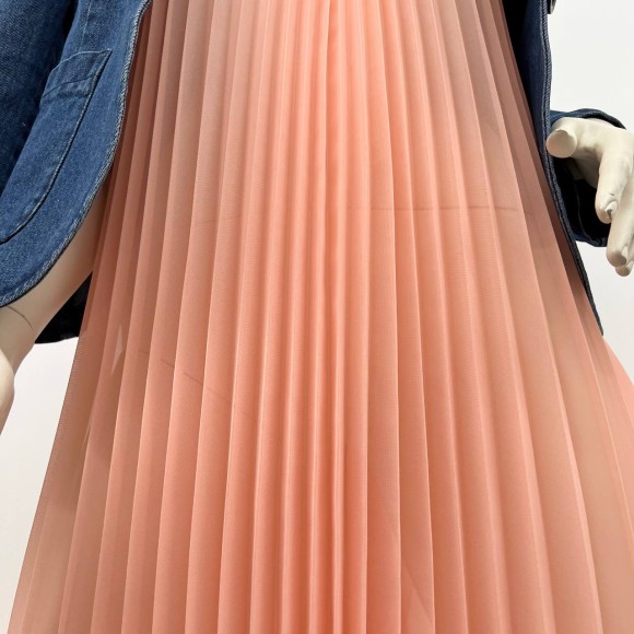 Гофре классика Шифон персиковый