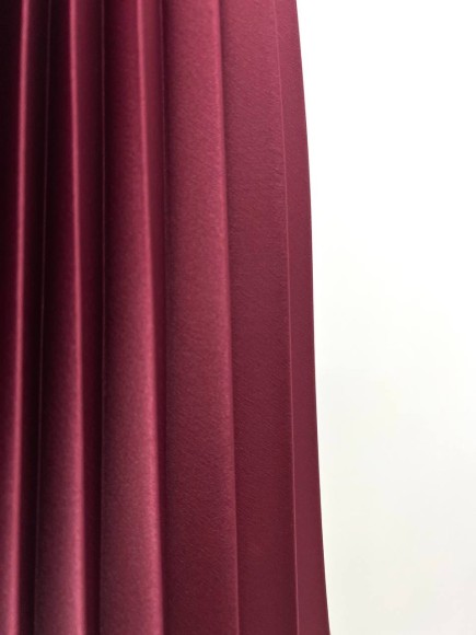 Гофре классика Сатин бордовый