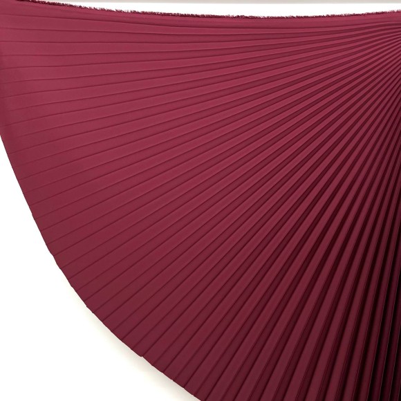 Гофре классика Сатин бордовый