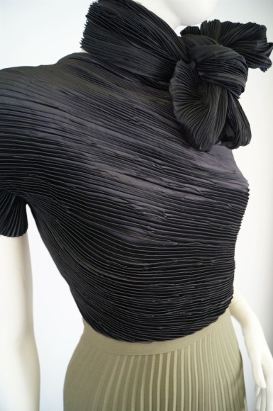 Складка Жатка Армани черный