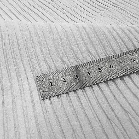 Складка Жатка Box Креп-шифон молочный Складка Жатка Box Креп-шифон молочный