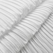 Складка Жатка Box Креп-шифон молочный