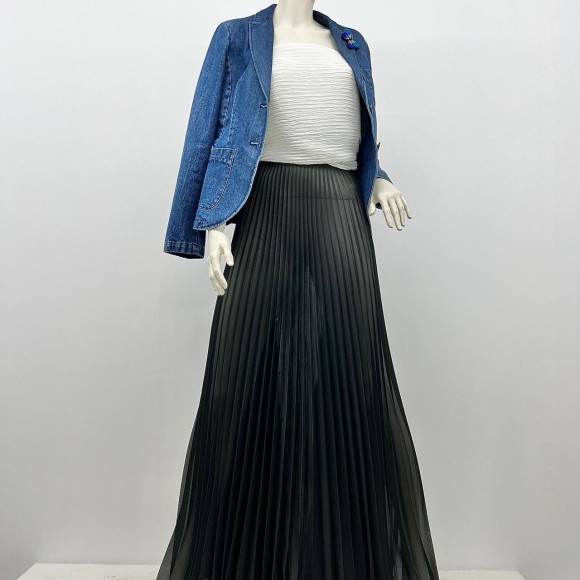 Гофре классика Шифон черный