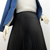 Гофре классика Шифон черный