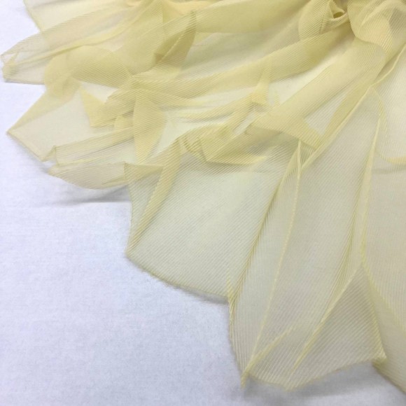 Комбинированное гофре "Виолетта" Органза золото