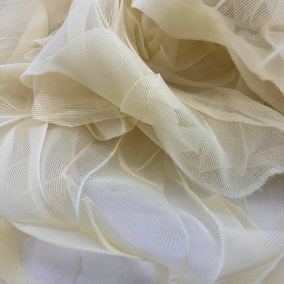 Комбинированное гофре "Виолетта" Органза золото