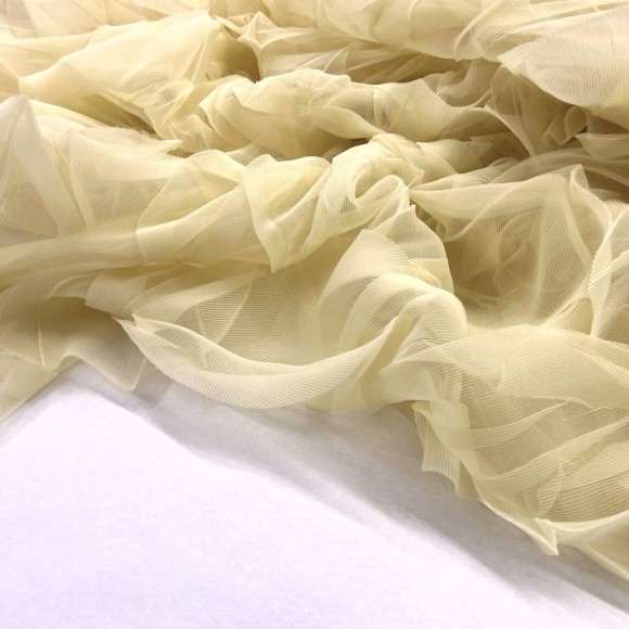 Комбинированное гофре "Виолетта" Органза золото