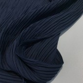 Складка Жатка Box Креп-шифон чернильный