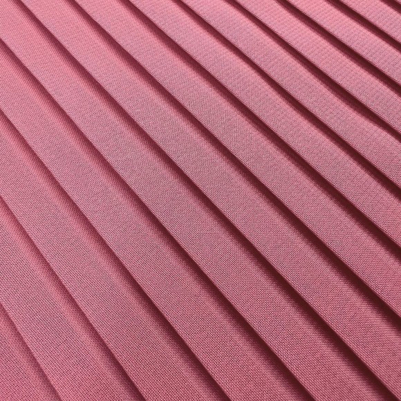 Плиссе 1см Шифон Темно-розовый