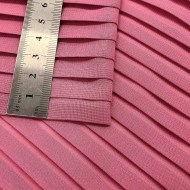 Плиссе 1см Шифон Темно-розовый Плиссе 1см Шифон Темно-розовый