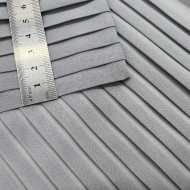 Плиссе 1см Шифон светло-серый