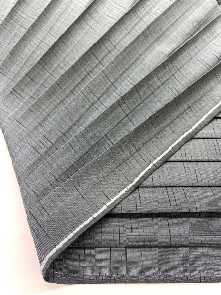 Плиссе 3 см Костюмная Япония голубой 6