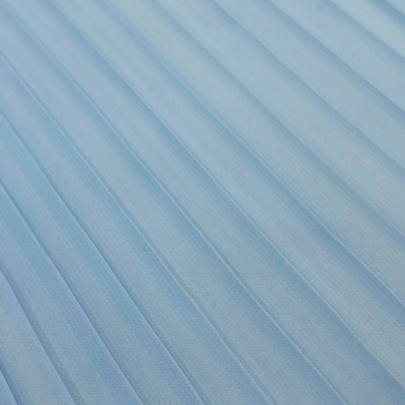 Плиссе 1см Шифон голубой Плиссе 1см Шифон голубой