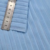 Плиссе 1см Шифон голубой