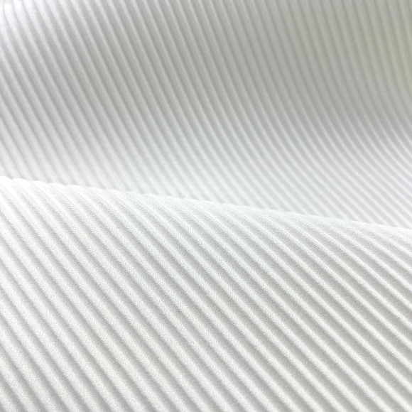 Гофре параллельное 3 мм Креп-шифон молочный