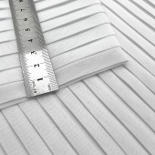 Плиссе 1 см Шифон молочный