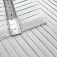 Плиссе 1 см Шифон молочный Плиссе 1 см Шифон молочный