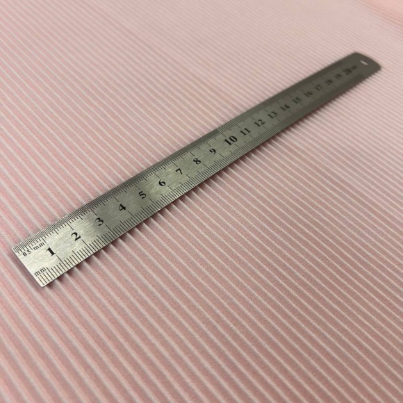 Гофре параллельное 3мм Сатин розовый