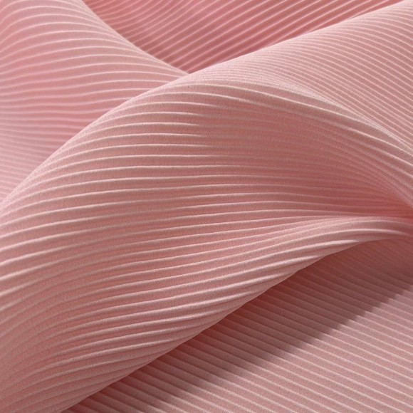 Гофре параллельное 3мм Сатин розовый