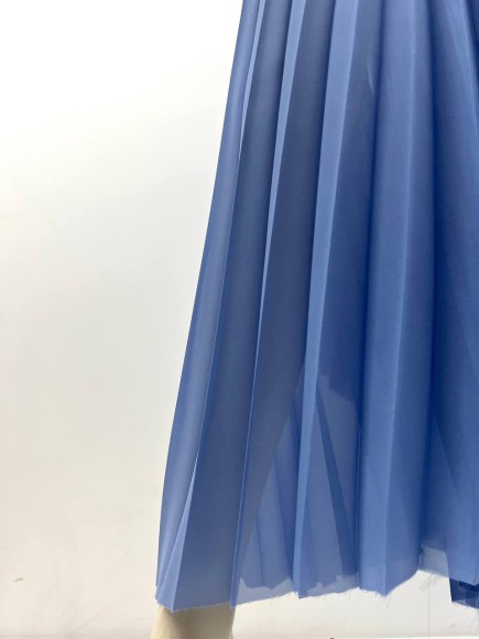 Гофре бал9 Шифон голубой