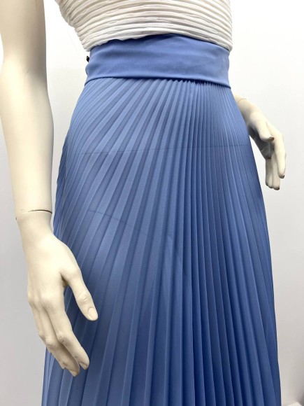 Гофре бал9 Шифон голубой