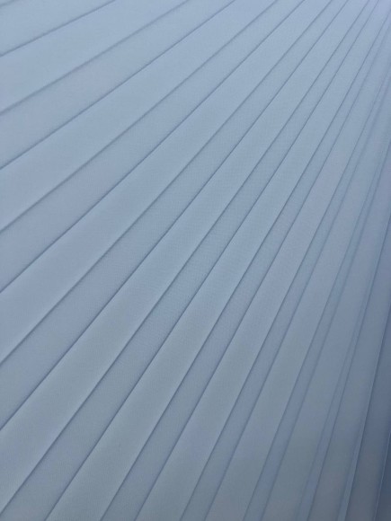 Гофре бал9 Шифон голубой