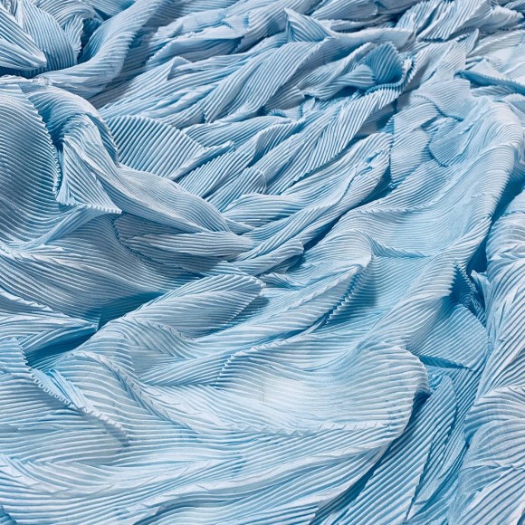 Комбинированное гофре "Виолетта" Шифон голубой Комбинированное гофре "Виолетта" Шифон голубой